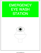 Emergency Eye Wash Station