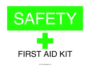 Safety First Aid Kit