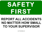 Safety Report All Accidents