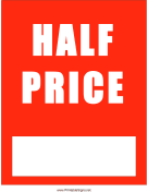 Half Price