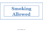 Smoking Allowed