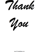 Thank You - Portrait