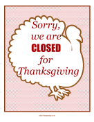Thanksgiving Closed