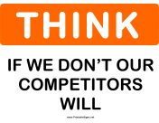 Think Competitors Will