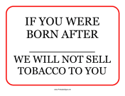 Tobacco Minimum Age