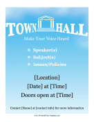 Town Hall Flyer