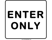 Enter Only