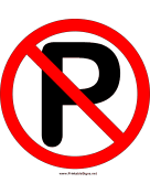 No Parking