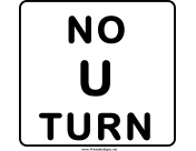 No U Turn