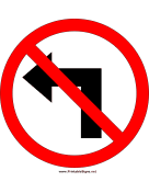 No Left Turn