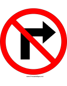 No Right Turn