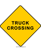Truck Crossing