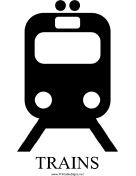 Trains with caption