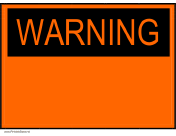 Warning