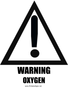 Warning Oxygen