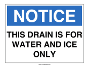 Water Drain Only