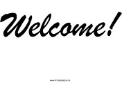 Welcome