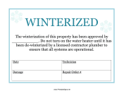 Winterized