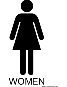 Women with caption