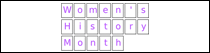 Women's History Month Banner sign